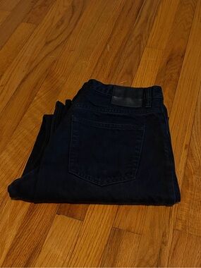 Marc Jacobs The Jean Denim Jeans Black Relaxed Straight Fit